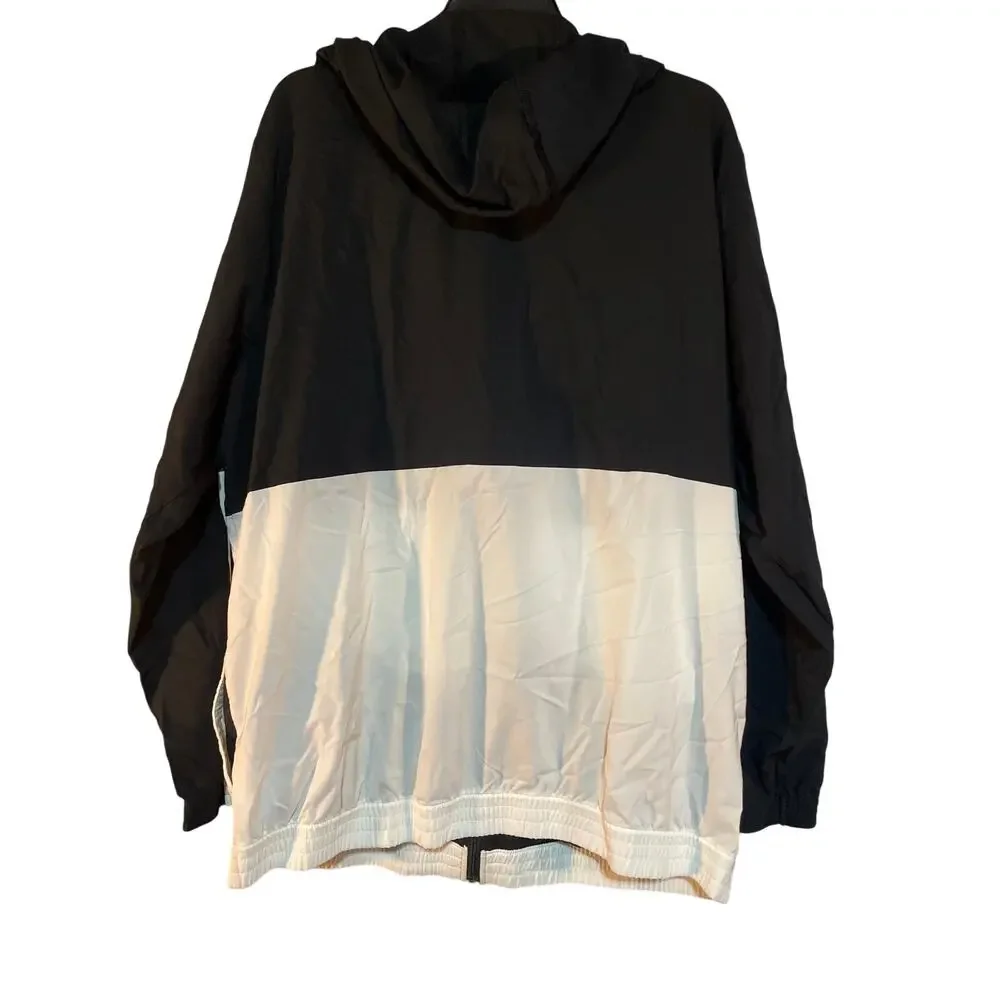 Adidas men’s hooded front zip windbreaker